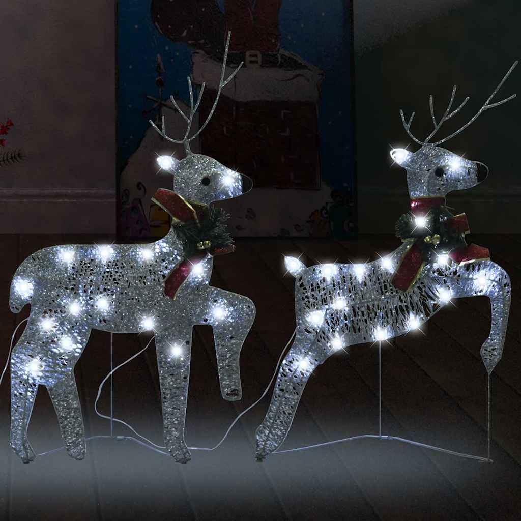 Christmas Reindeers 2 Pcs 40 Leds