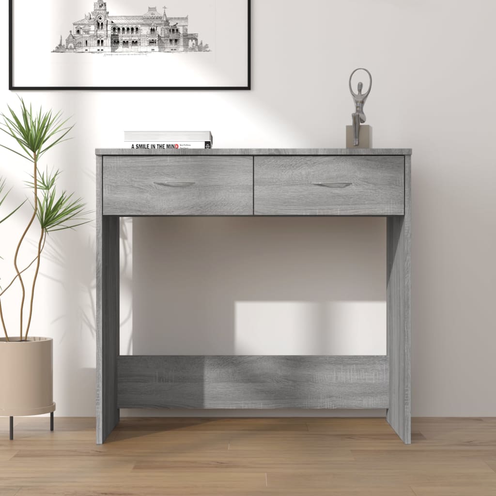 Desk 80X40X75 Cm Engineered Wood