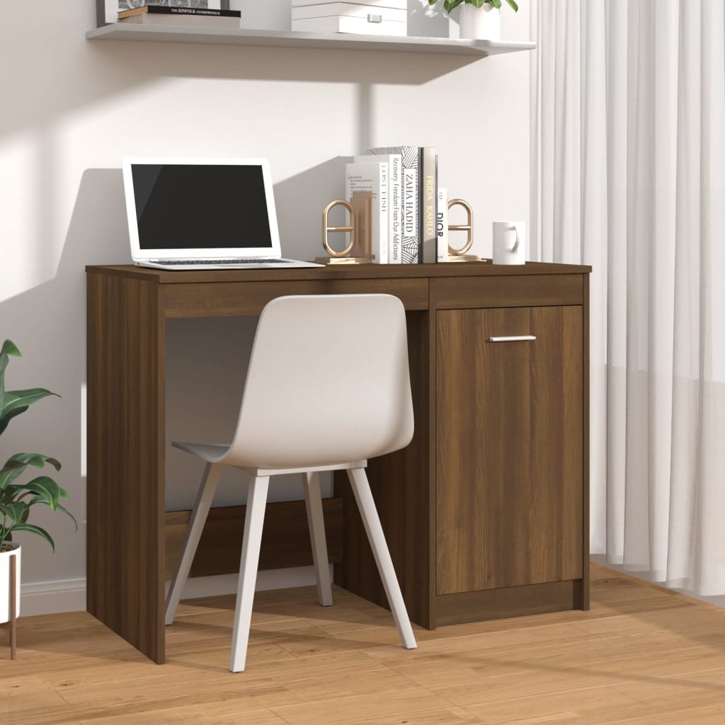 Desk 100X50X76 Cm Engineered Wood