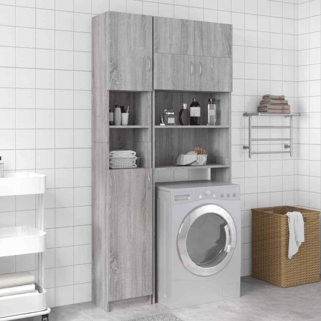 Bathroom Cabinet 32X25.5X190 Cm Engineered Wood