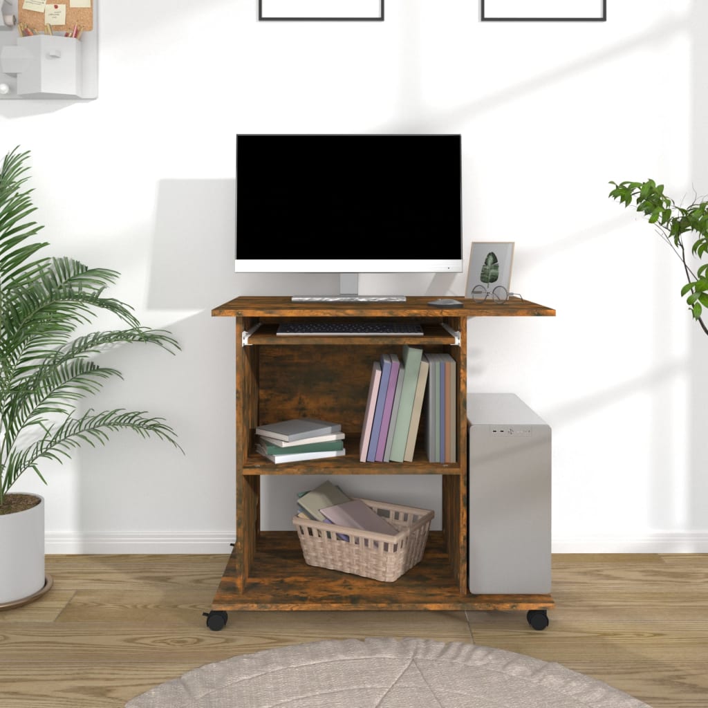 Computer Desk 80X50X75 Cm Engineered Wood
