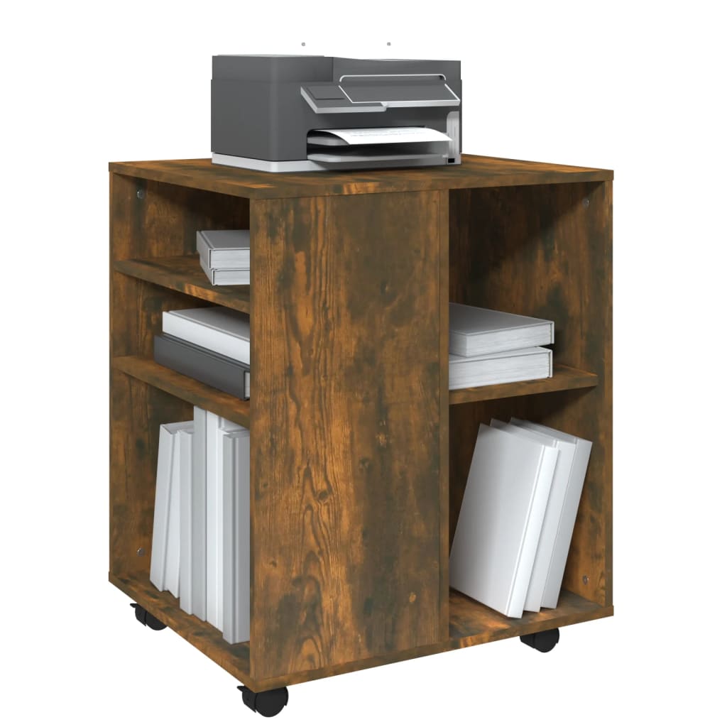 Rolling Cabinet 60X53X72 Cm Engineered Wood