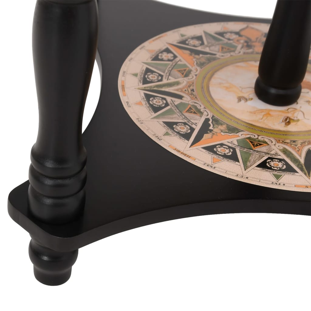 Globe Bar Wine Stand Solid Wood Eucalyptus