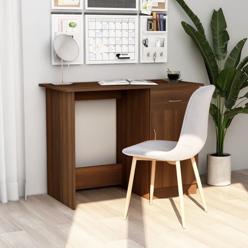 Desk 100X50X76 Cm Engineered Wood