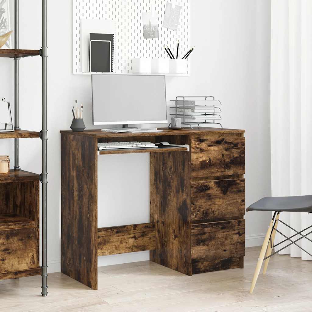 Desk 90X45X76 Cm Engineered Wood