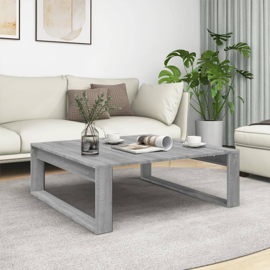Side Table 50X50X35 Cm Engineered Wood
