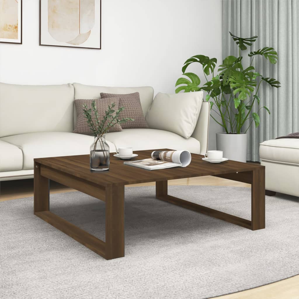 Side Table 50X50X35 Cm Engineered Wood
