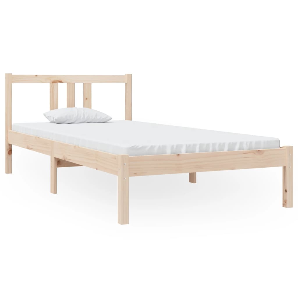 Bed Frame Without Mattress Solid Wood Single Single