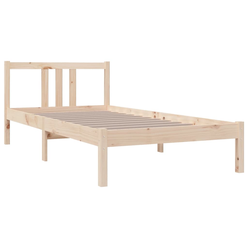 Bed Frame Without Mattress Solid Wood Single Single