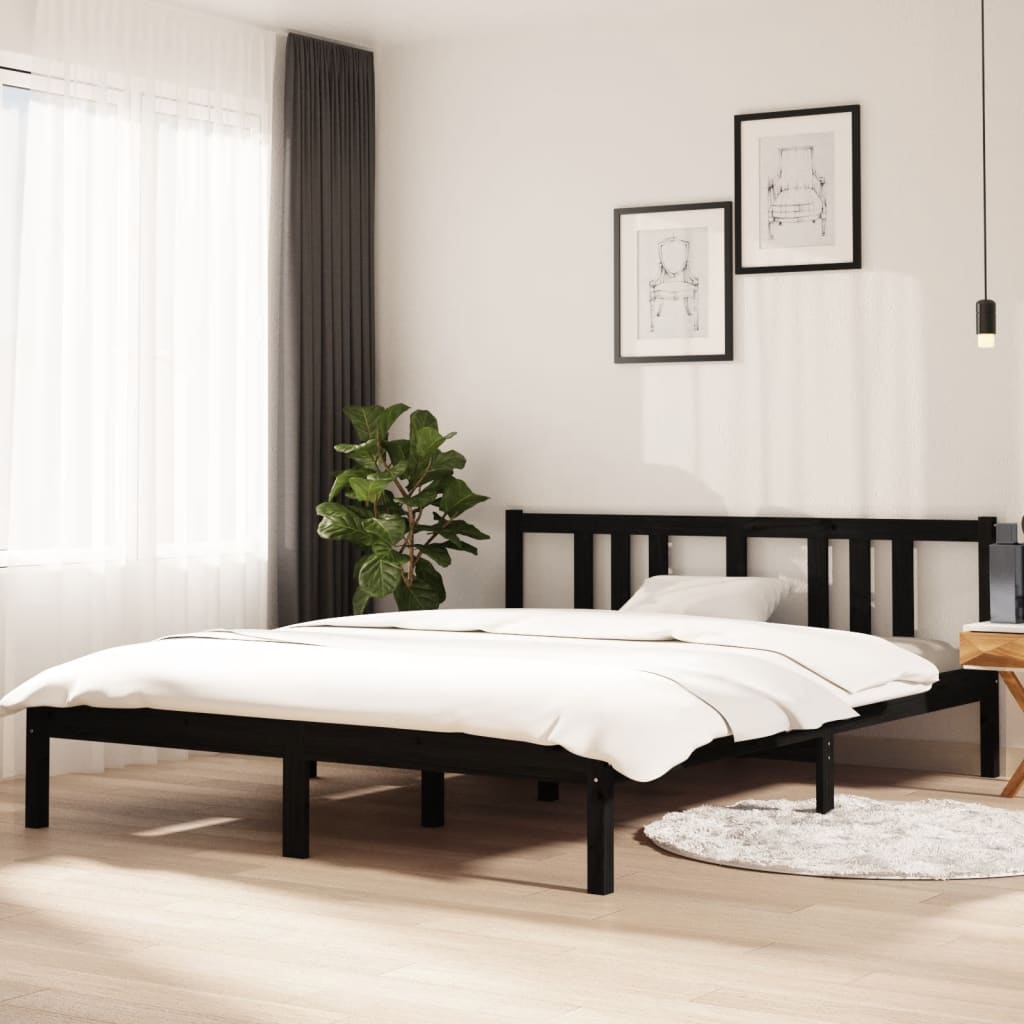 Bed Frame Without Mattress Solid Wood Single Single