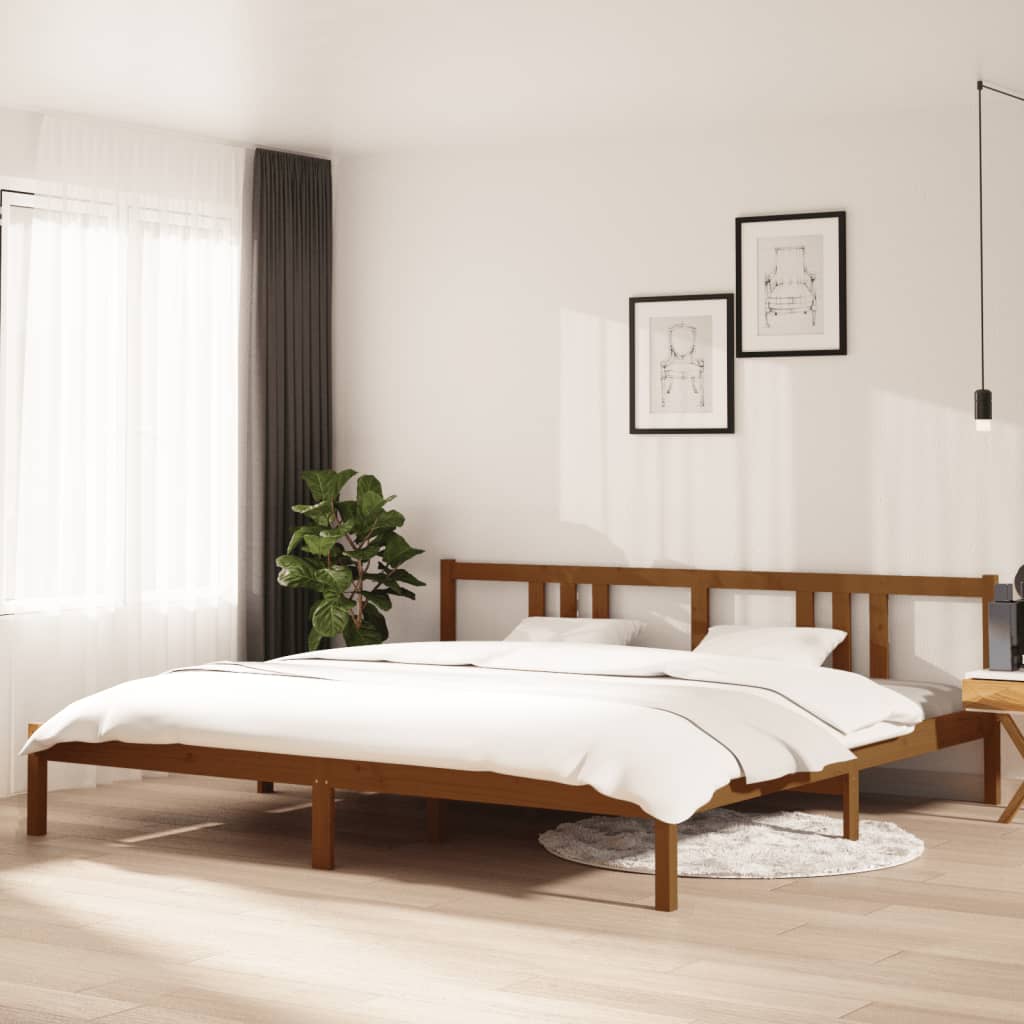 Bed Frame Without Mattress Solid Wood Single Single