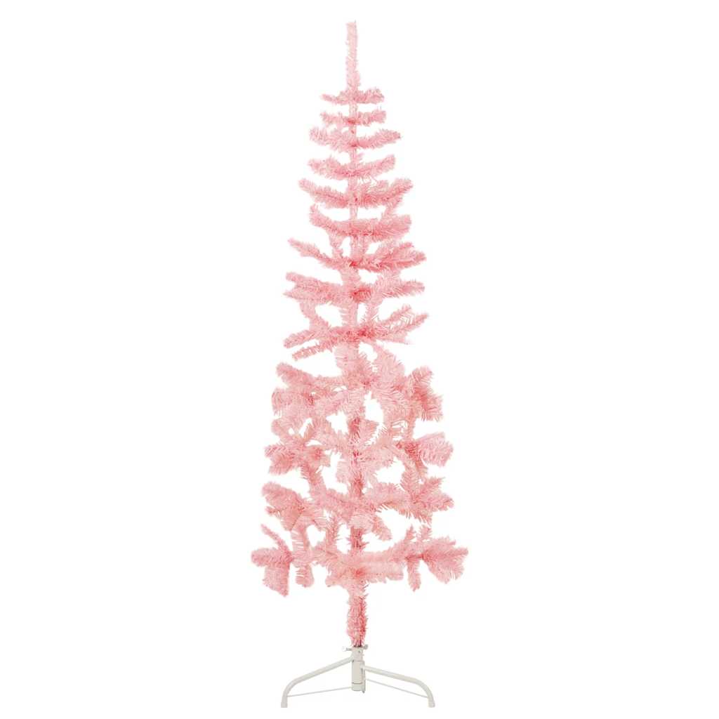 Slim Artificial Half Christmas Tree With Stand