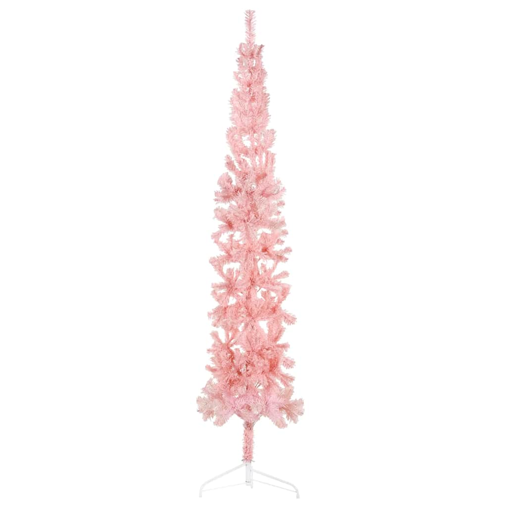 Slim Artificial Half Christmas Tree With Stand