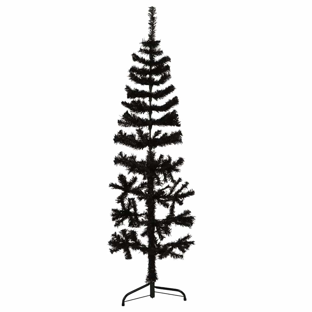 Slim Artificial Half Christmas Tree With Stand