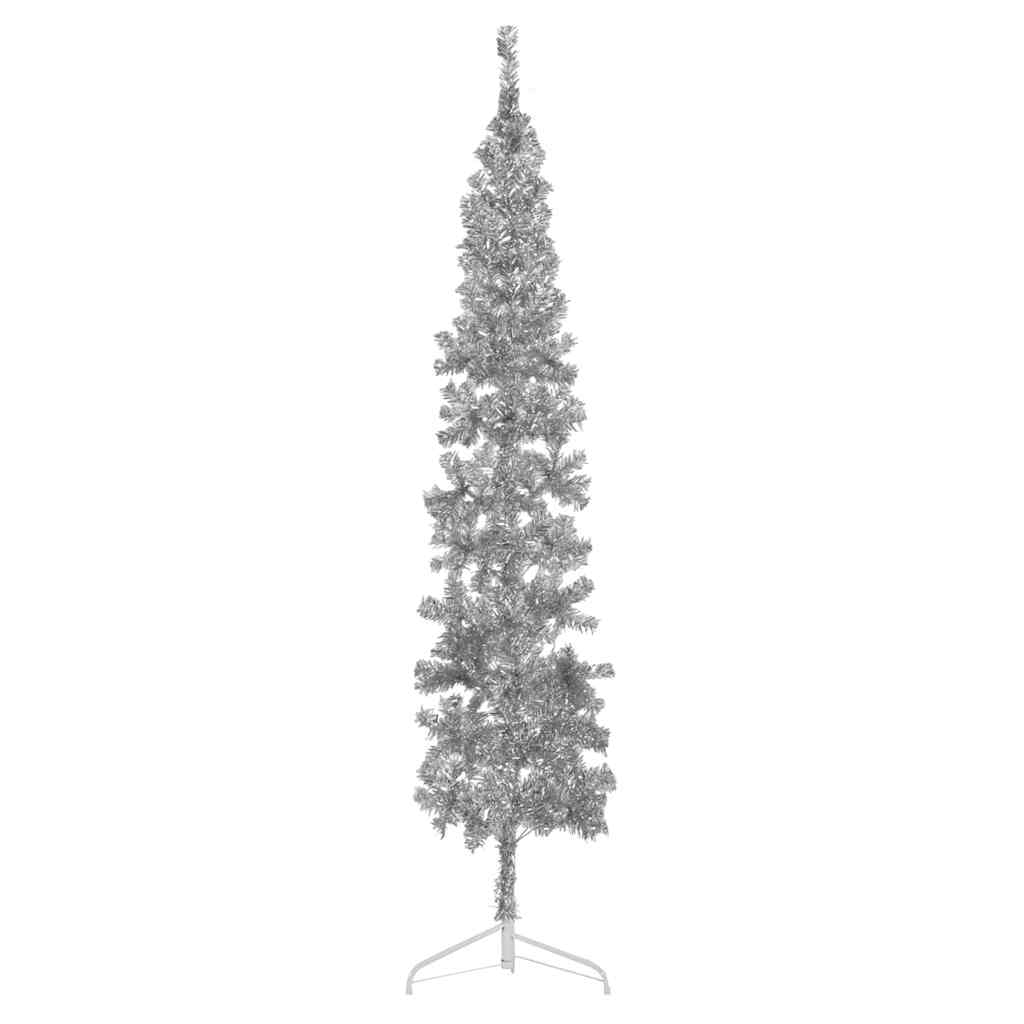 Slim Artificial Half Christmas Tree With Stand