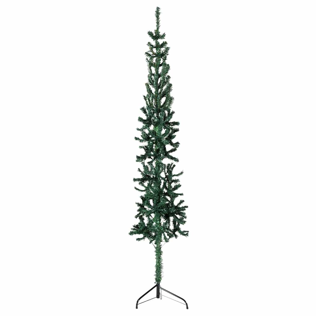 Slim Artificial Half Christmas Tree With Stand