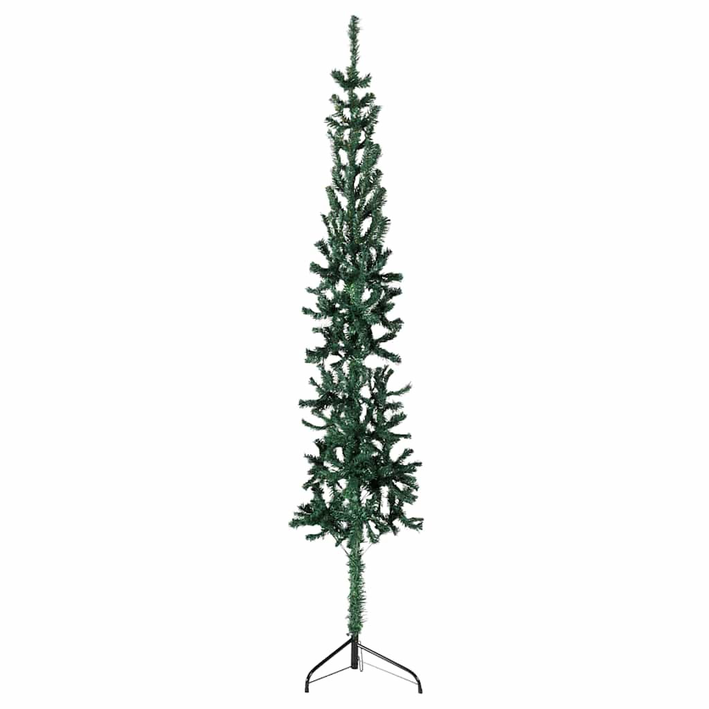 Slim Artificial Half Christmas Tree With Stand