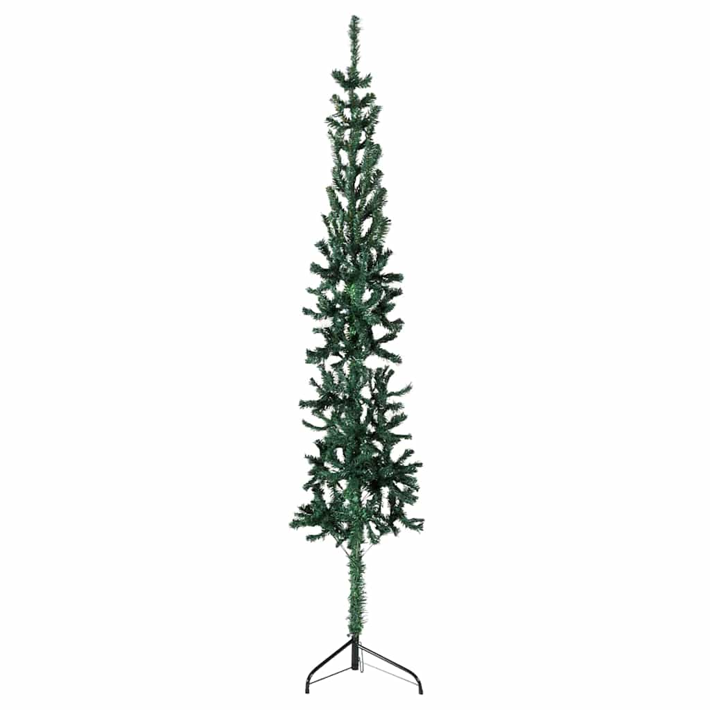Slim Artificial Half Christmas Tree With Stand