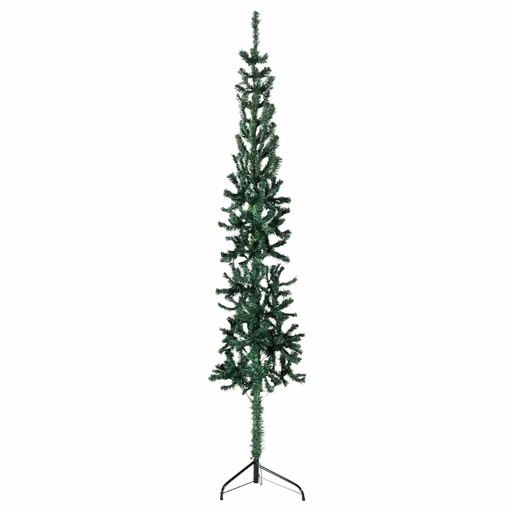 Slim Artificial Half Christmas Tree With Stand