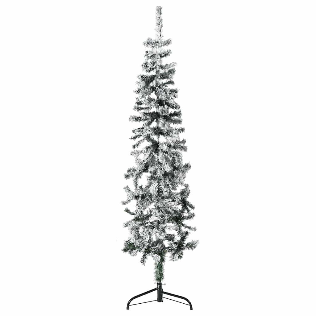 Slim Artificial Half Christmas Tree With Stand