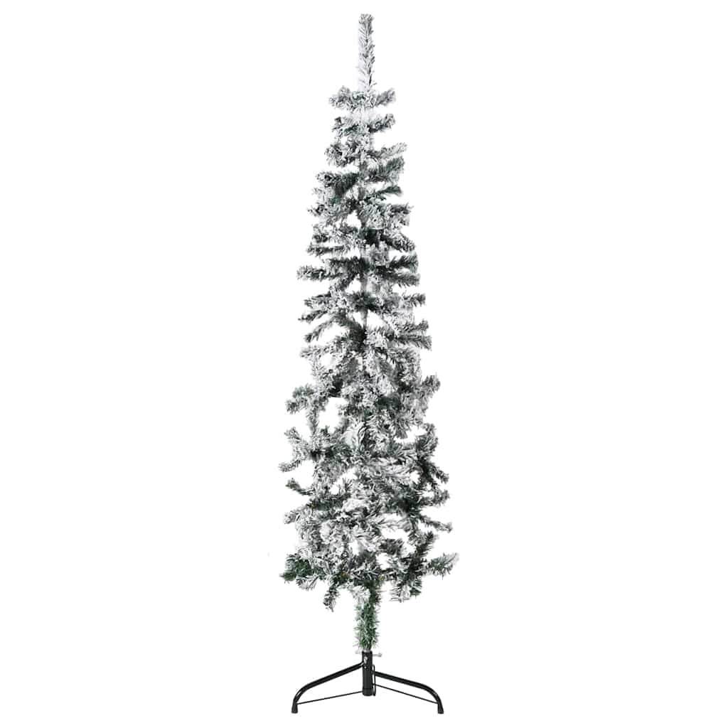 Slim Artificial Half Christmas Tree With Stand