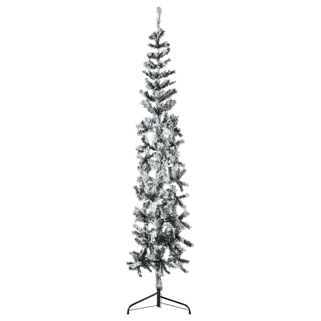Slim Artificial Half Christmas Tree With Stand