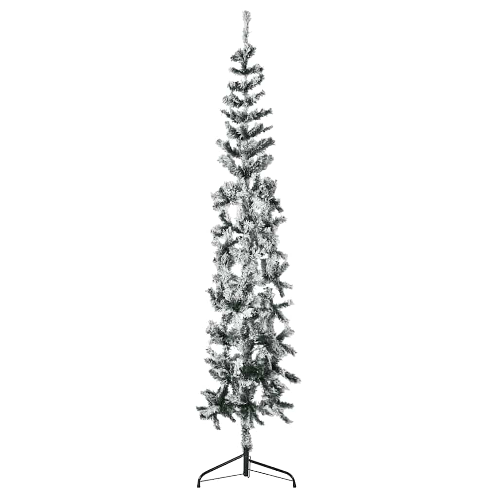 Slim Artificial Half Christmas Tree With Stand