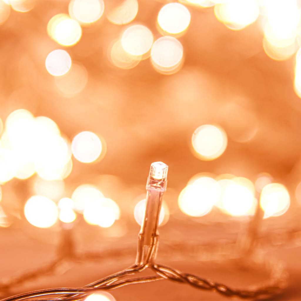 Led String With 300 Leds Warm White Pvc