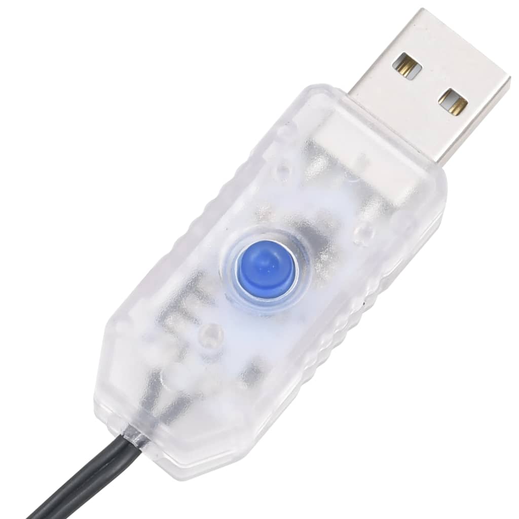 Led String With 300 Leds Warm White Pvc