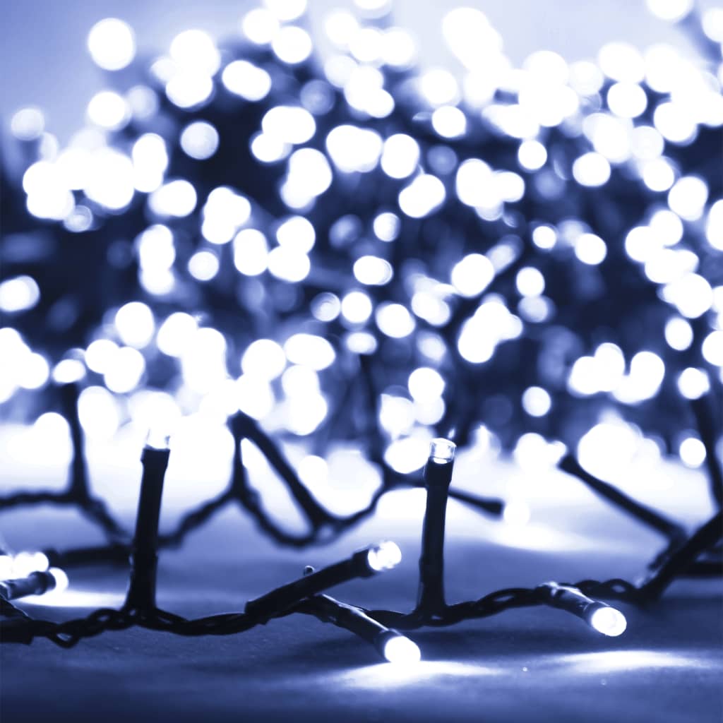 Compact Led String With 400 Leds Cold White Pvc