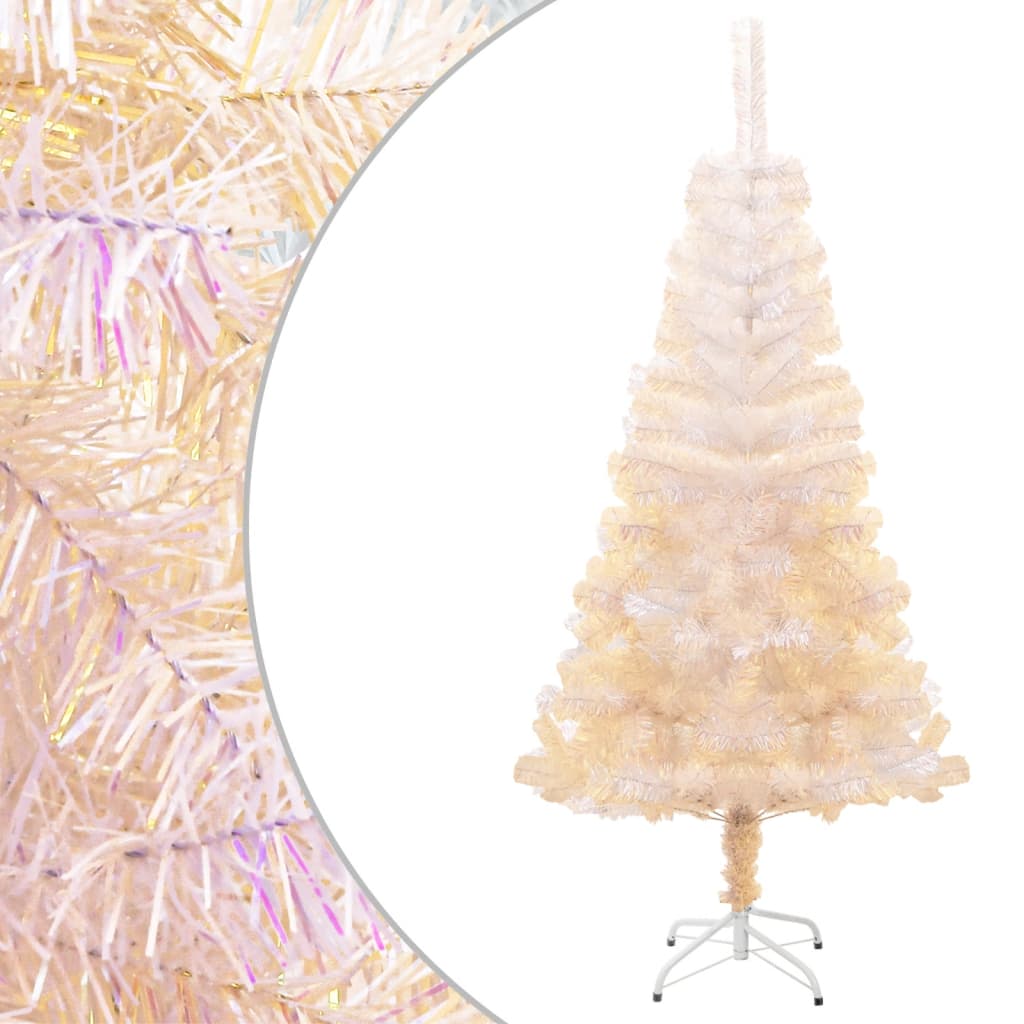 Artificial Christmas Tree With Iridescent Tips 240 Cm Pvc