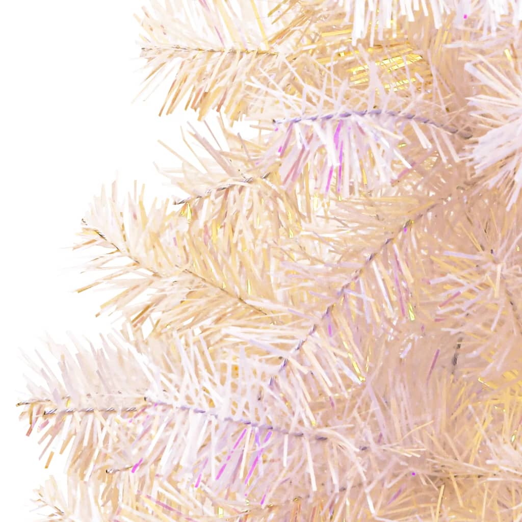 Artificial Christmas Tree With Iridescent Tips 240 Cm Pvc