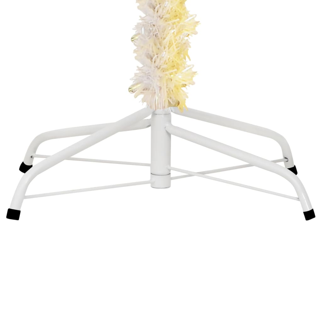 Artificial Christmas Tree With Iridescent Tips 240 Cm Pvc
