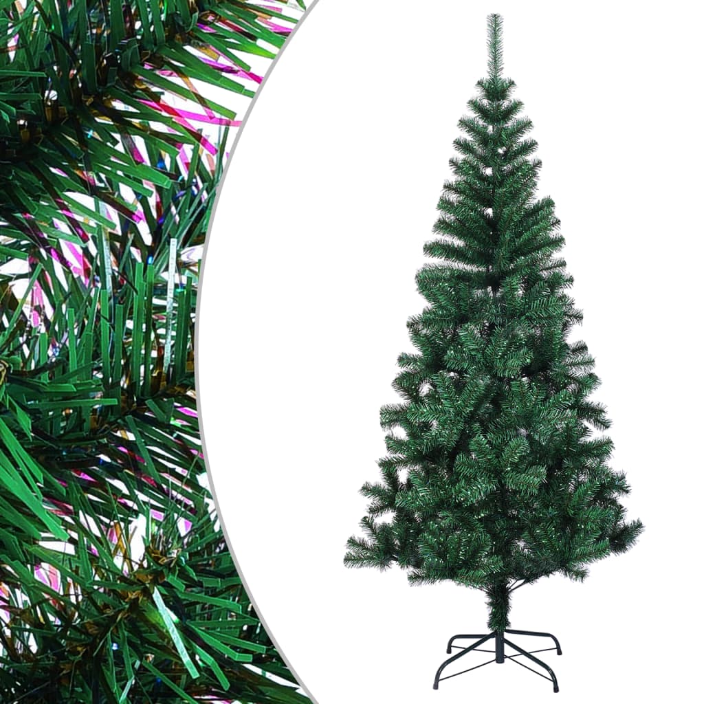 Artificial Christmas Tree With Iridescent Tips 240 Cm Pvc