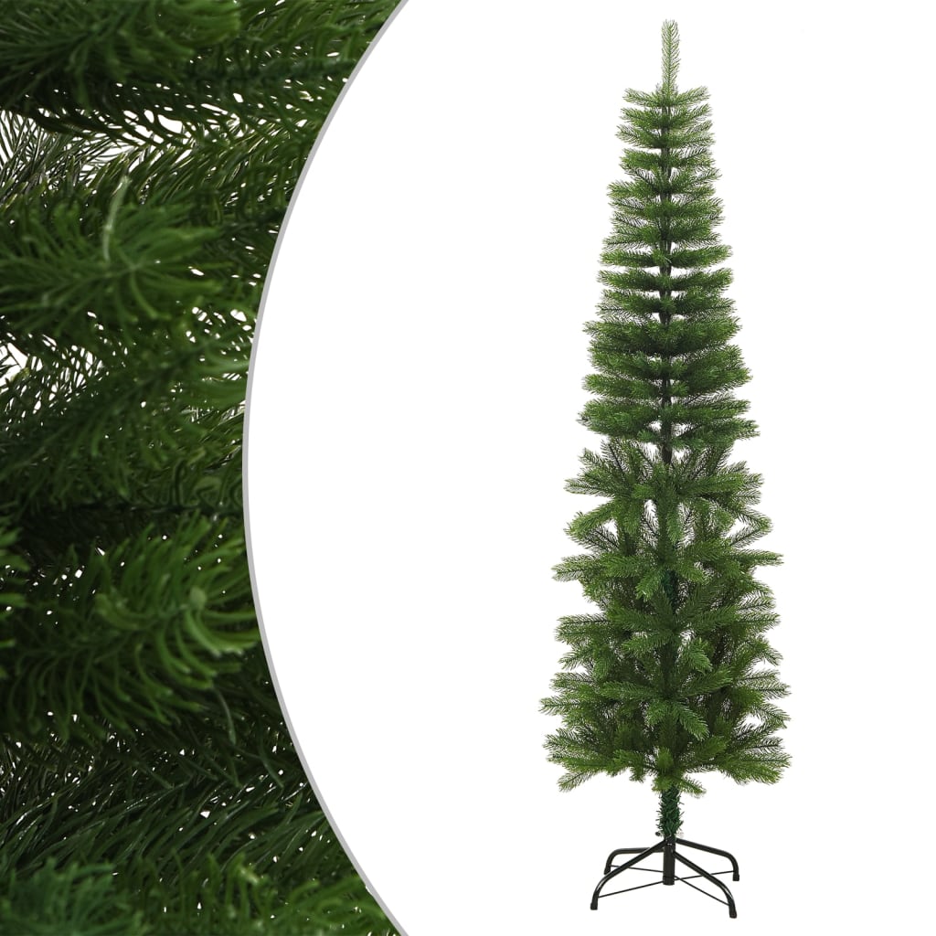Artificial Slim Christmas Tree With Stand 120 Cm Pe