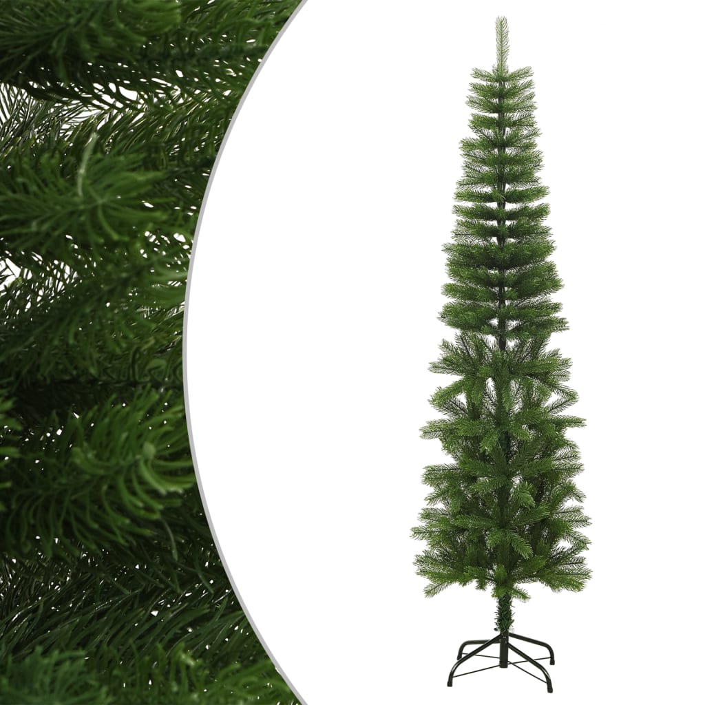 Artificial Slim Christmas Tree With Stand 120 Cm Pe