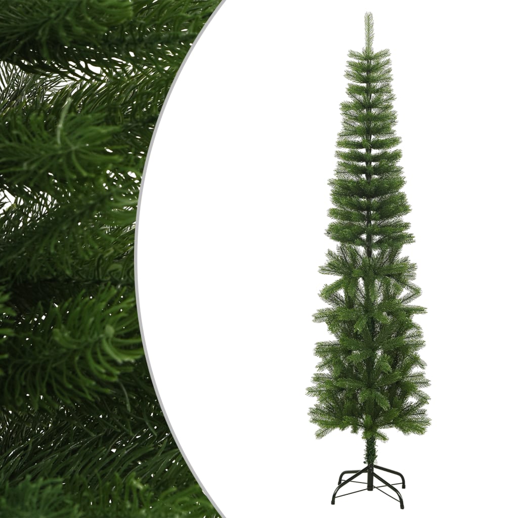 Artificial Slim Christmas Tree With Stand 120 Cm Pe