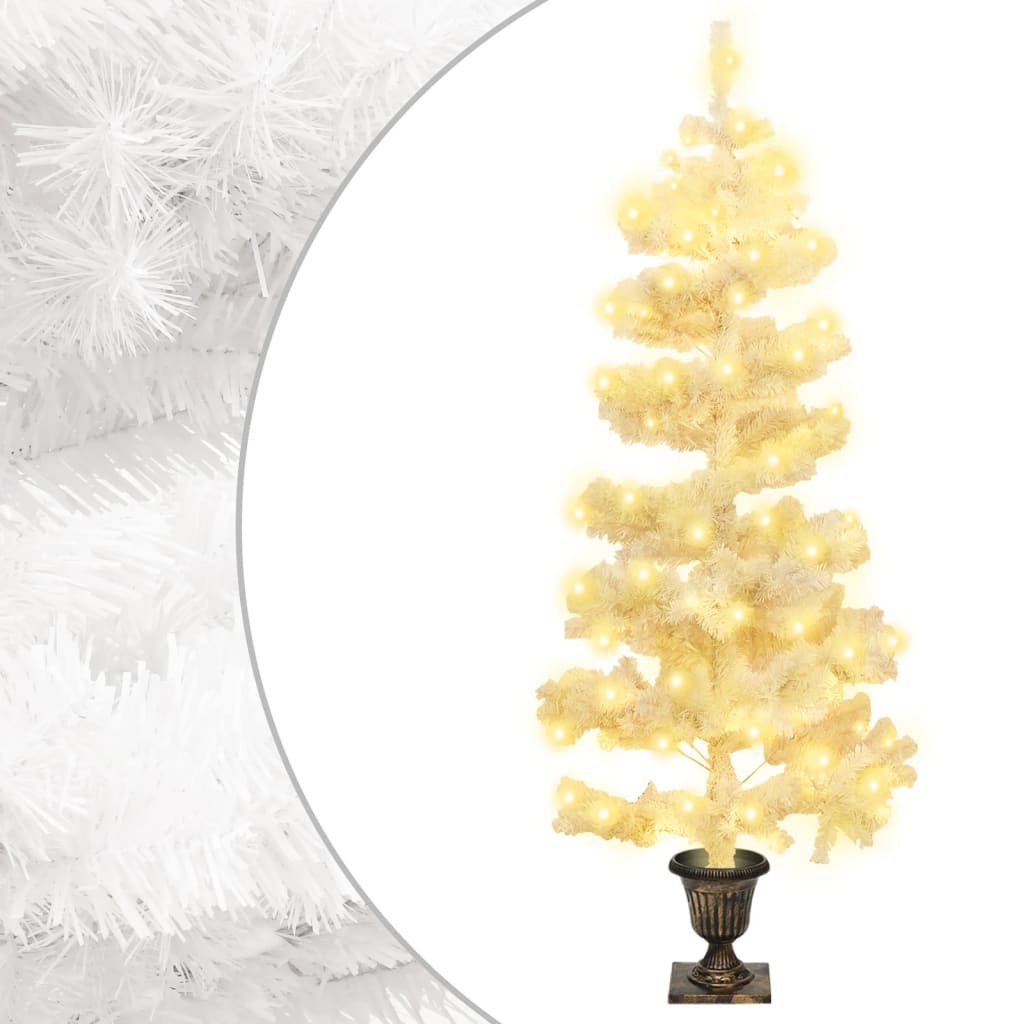 Swirl Pre-Lit Christmas Tree With Stand 150 Cm Pvc