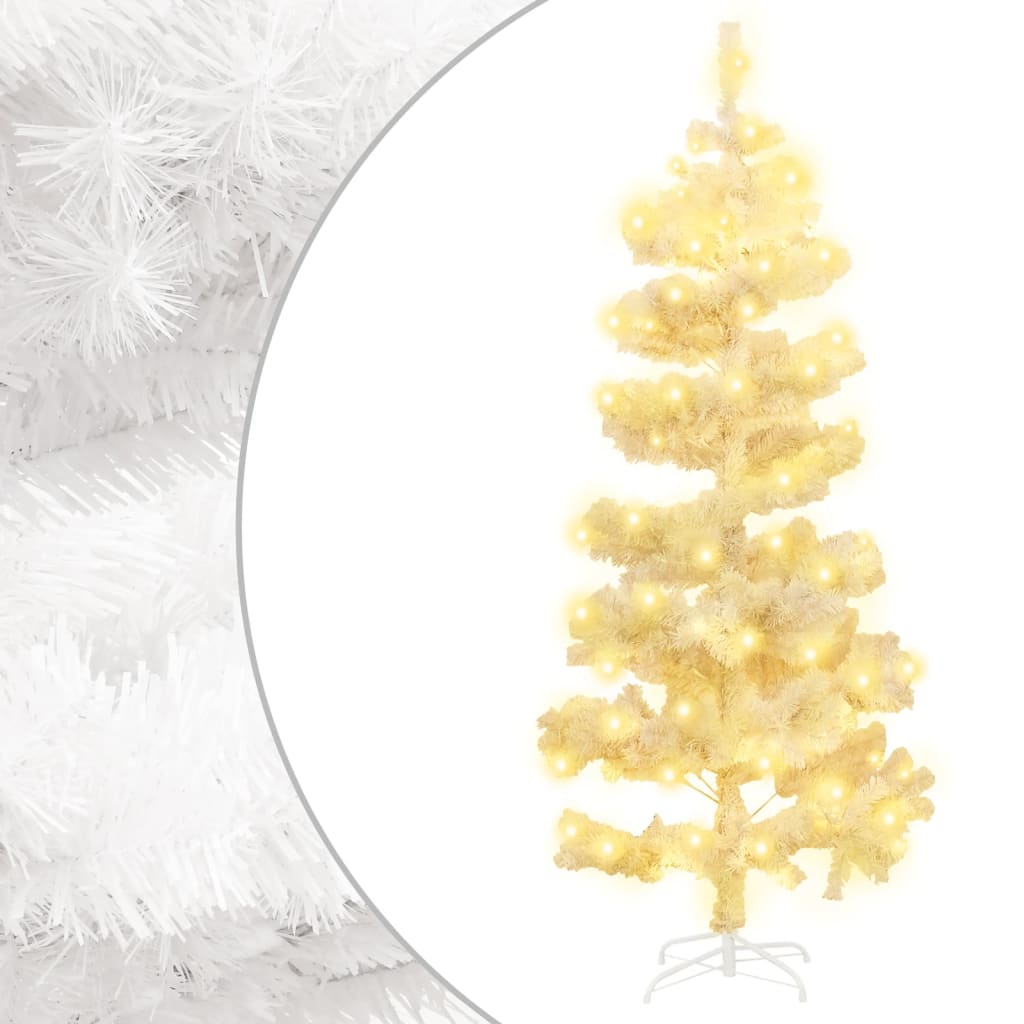 Swirl Pre-Lit Christmas Tree With Stand 150 Cm Pvc