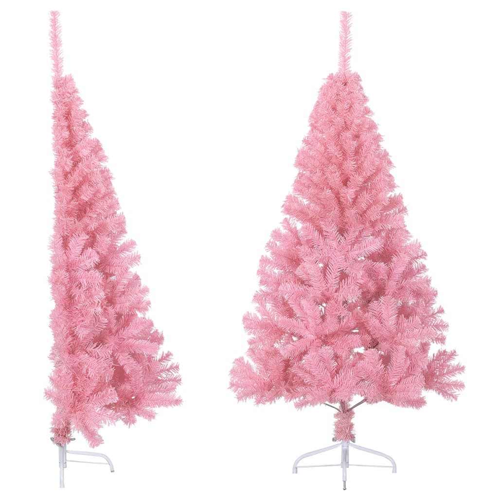 Artificial Half Christmas Tree With Stand 240 Cm Pvc