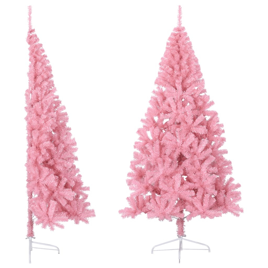 Artificial Half Christmas Tree With Stand 240 Cm Pvc