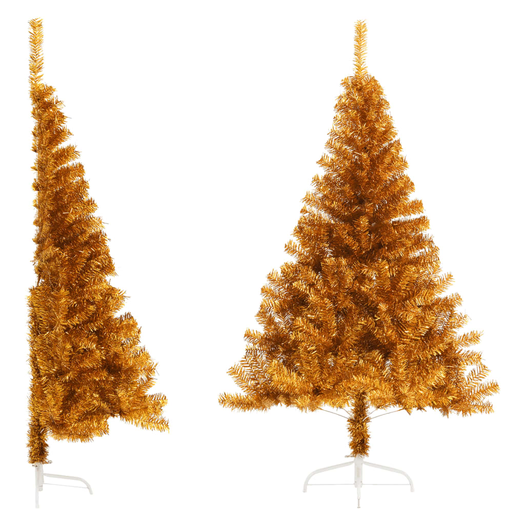 Artificial Half Christmas Tree With Stand 240 Cm Pvc