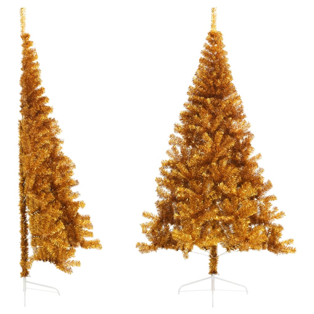 Artificial Half Christmas Tree With Stand 240 Cm Pvc