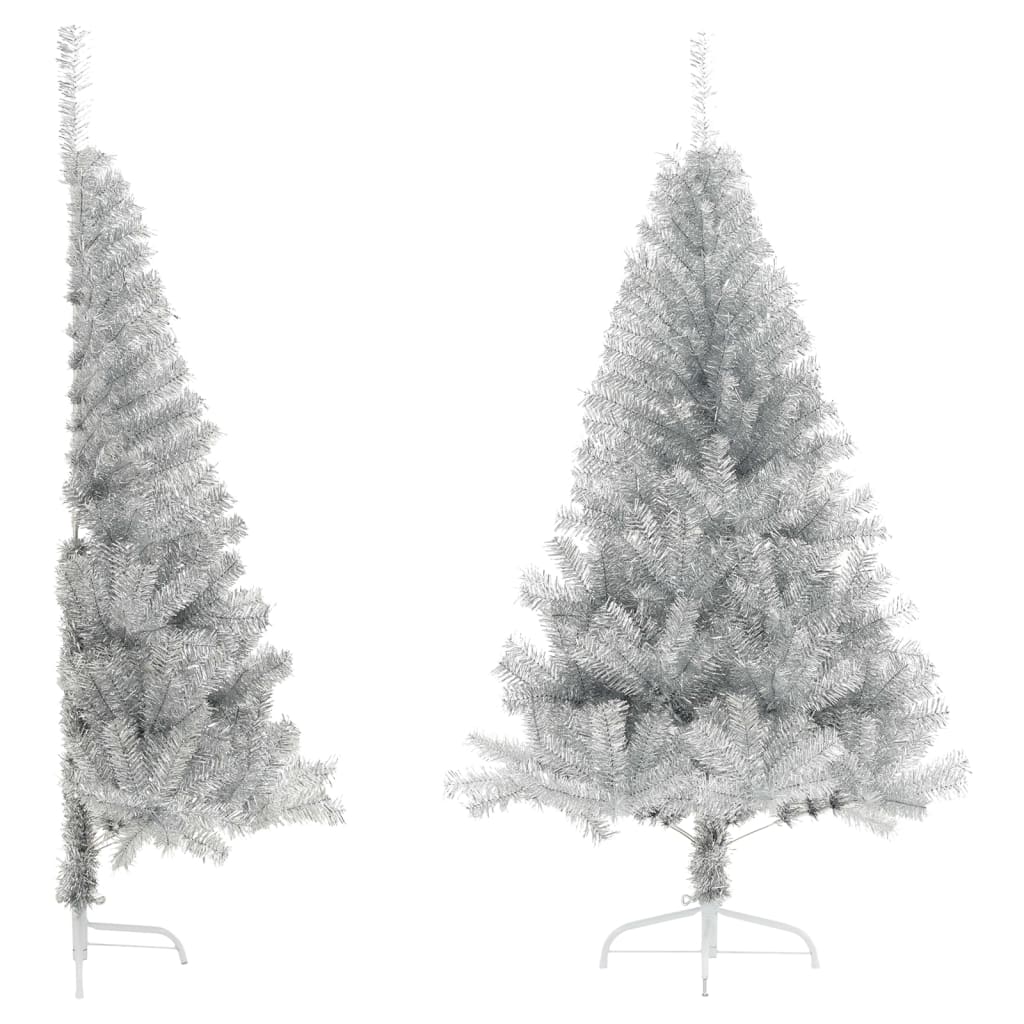 Artificial Half Christmas Tree With Stand 240 Cm Pvc