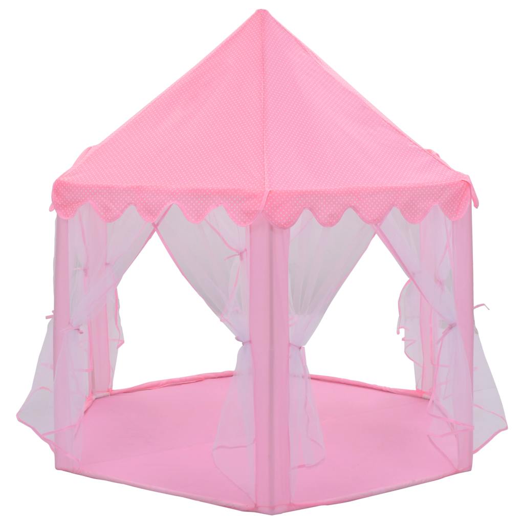 Princess Play Tent With 250 Balls Pink 133X140 Cm
