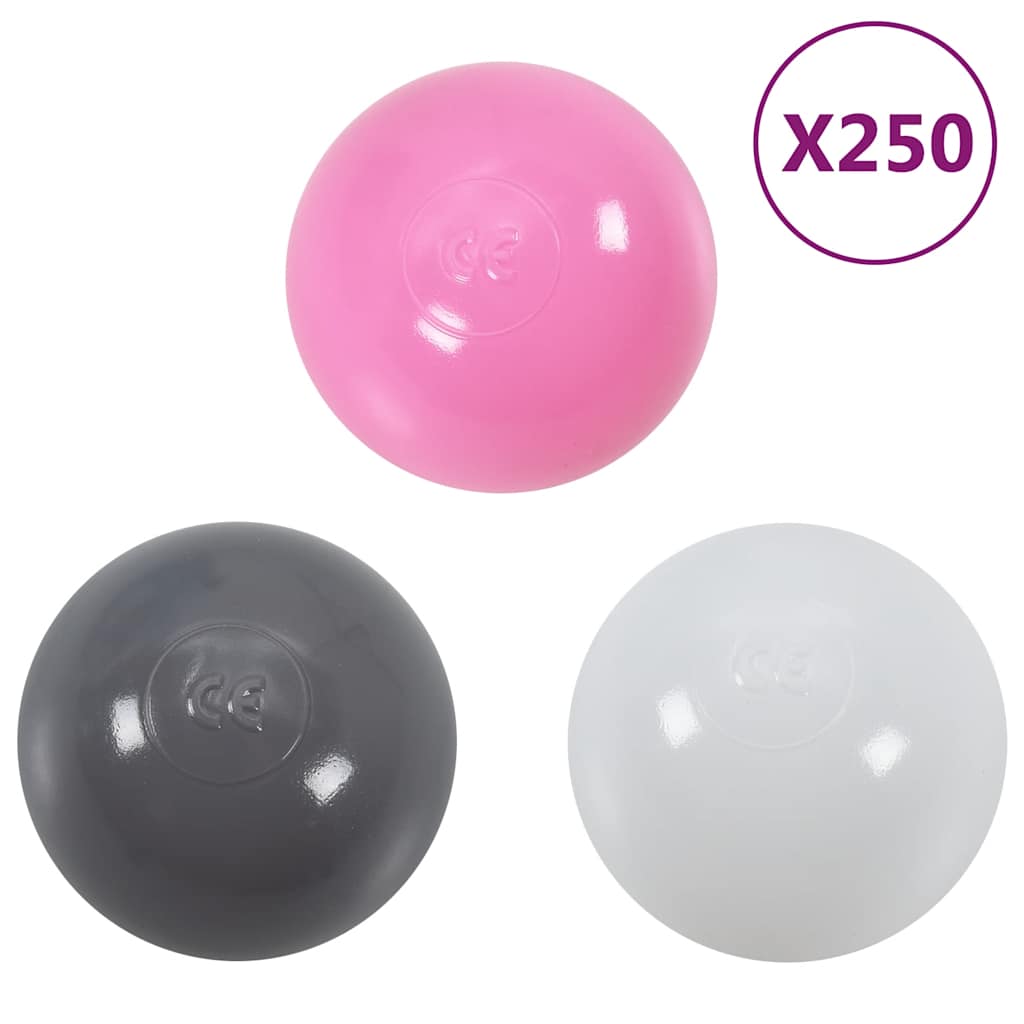 Princess Play Tent With 250 Balls Pink 133X140 Cm
