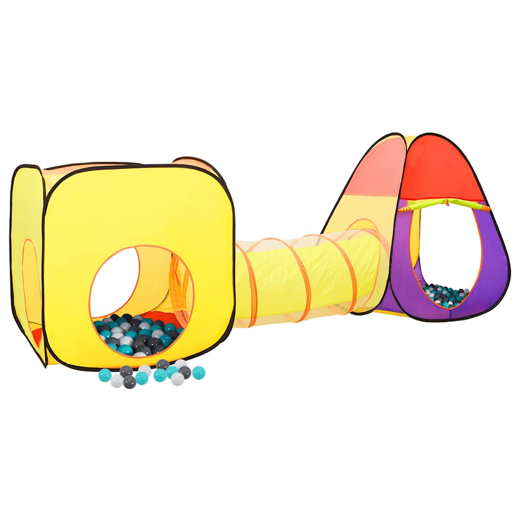 Children Play Tent With 250 Balls Multicolour 255X80X100 Cm