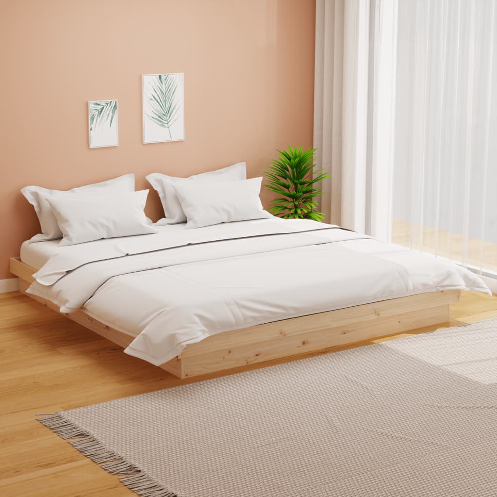Bed Frame Without Mattress Solid Wood
