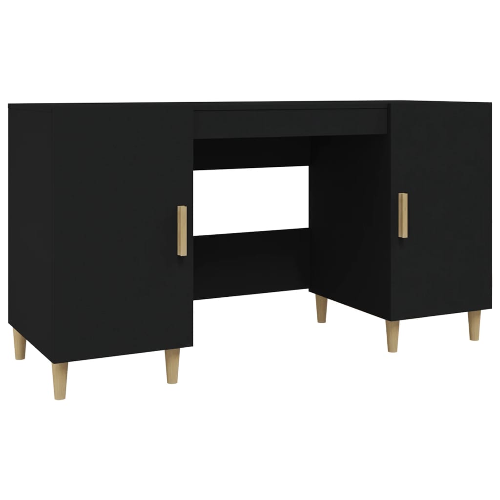 Desk 140X50X75 Cm Engineered Wood