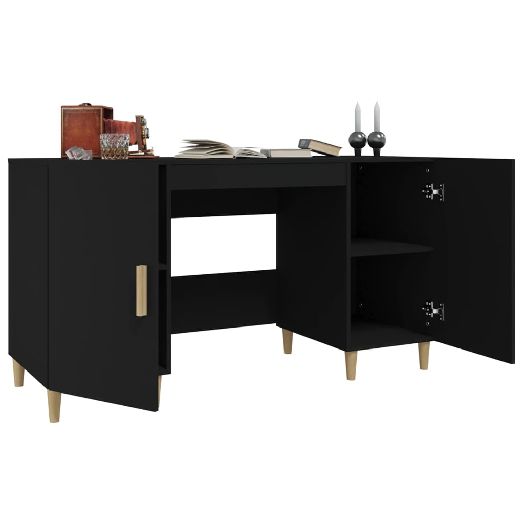 Desk 140X50X75 Cm Engineered Wood